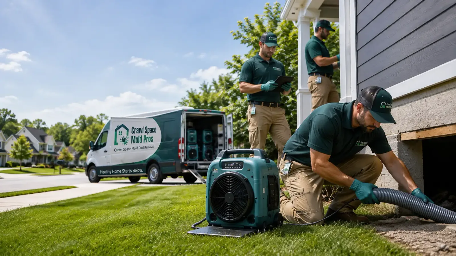 Crawl Space Mold Removal in Miller, NE
